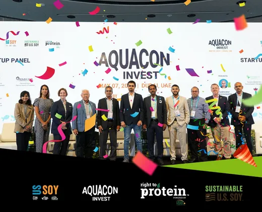 PanaceaLogics on the AquaCon Invest startup panel, Dubai, May 2024
