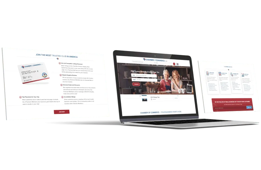 ChamberofCommerce, Directory Platform, screenshot