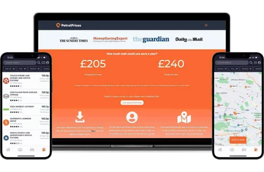 PetrolPrices, Fuel Comparison App, screenshot