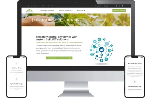 Sperotec, Smart Greenhouse IoT, screenshot