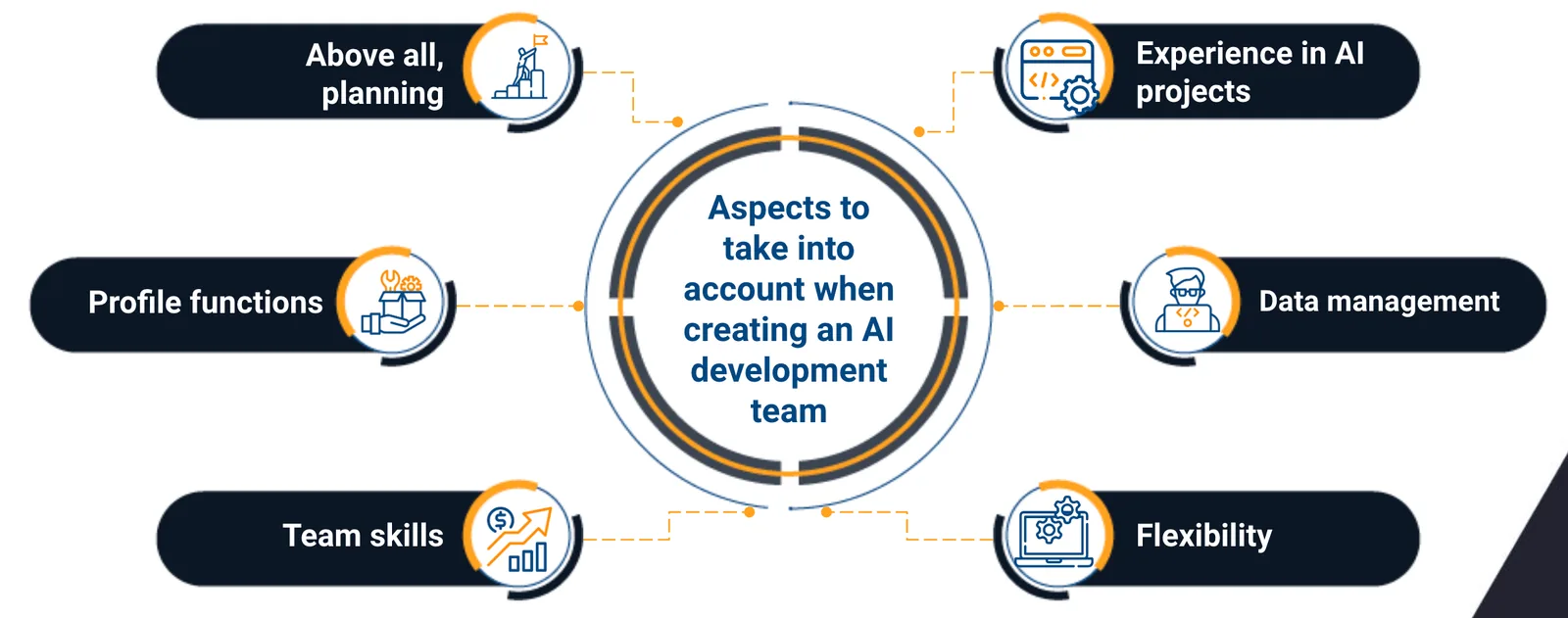 Structure of AI development team