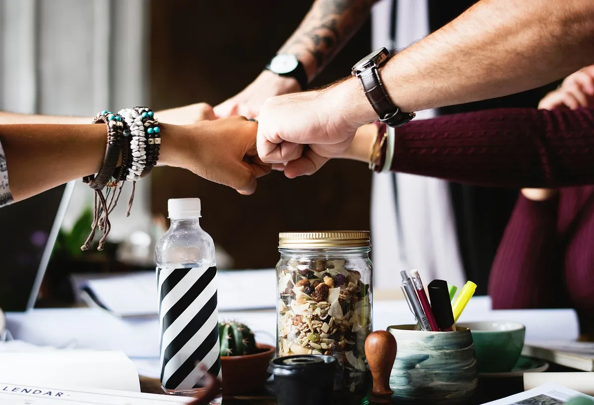A team collaborating on automated processes in Microsoft 365
